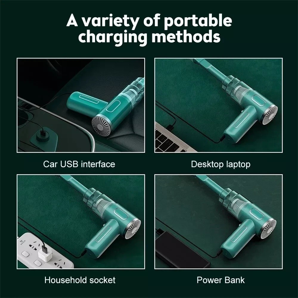 29000PA Hand held Cordless Vacuum Cleaner Mini Portable Car Auto Home Wireless