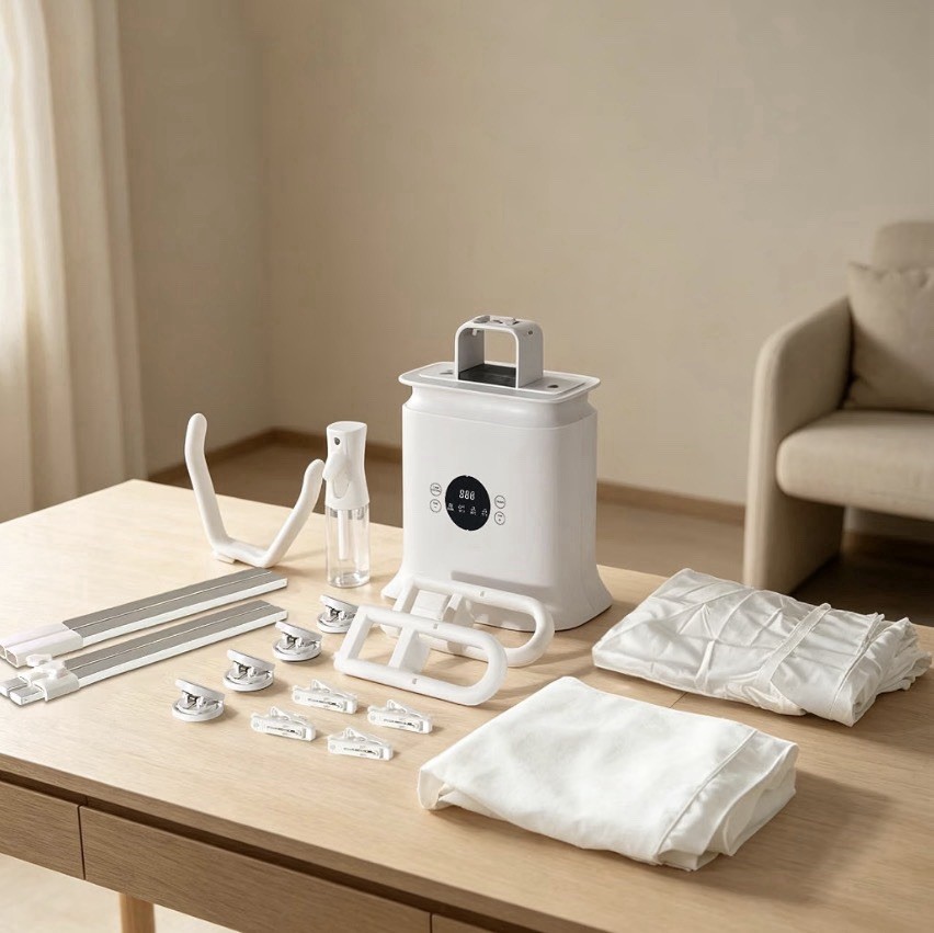 Automatic Ironing Machine, Portable Hands-Free Wrinkle Remover for Shirts & Pant