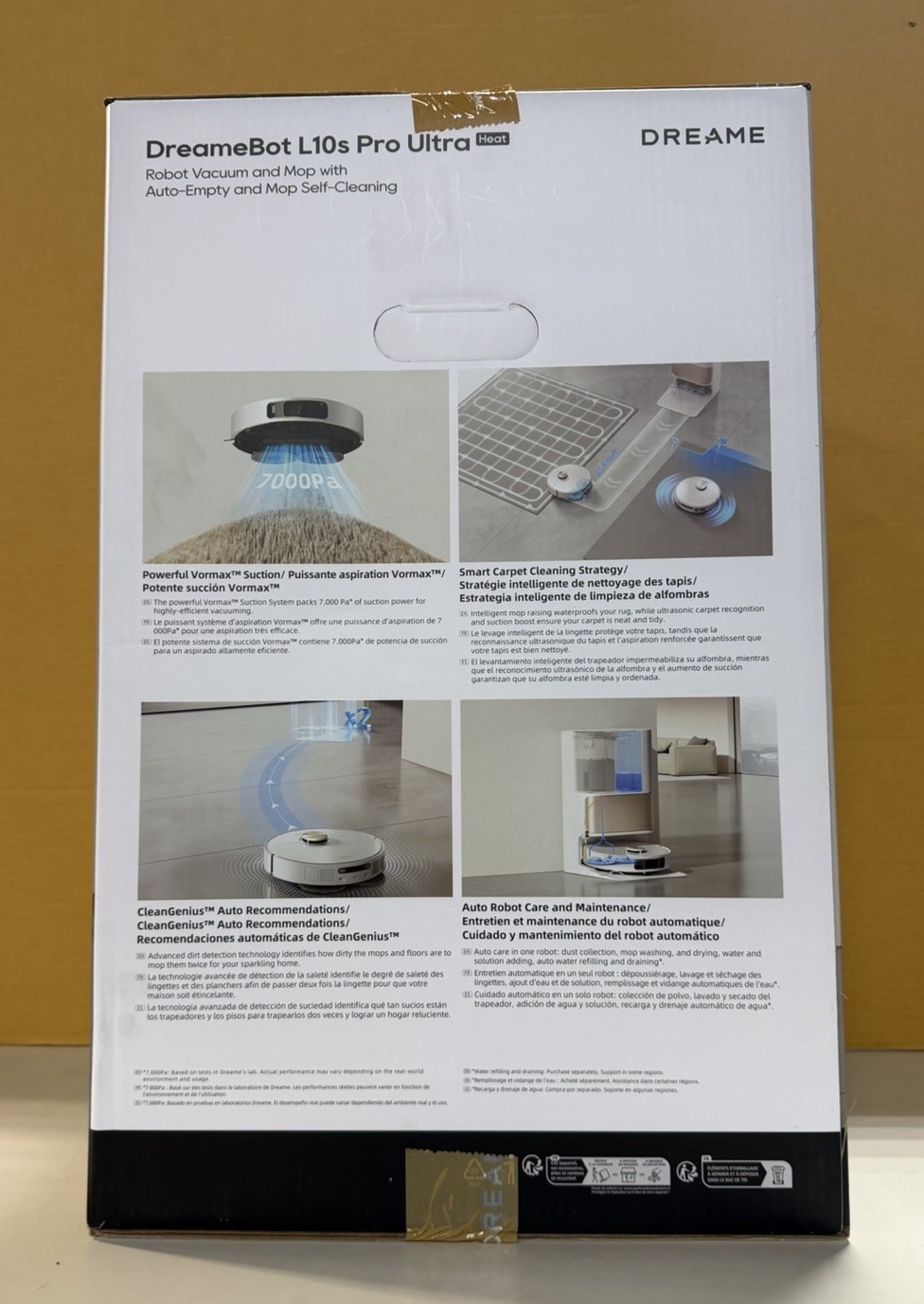 DREAME L10s Pro Ultra Heat Robot Vacuum & Mop Combo 7000Pa Suction Self-Cleaning
