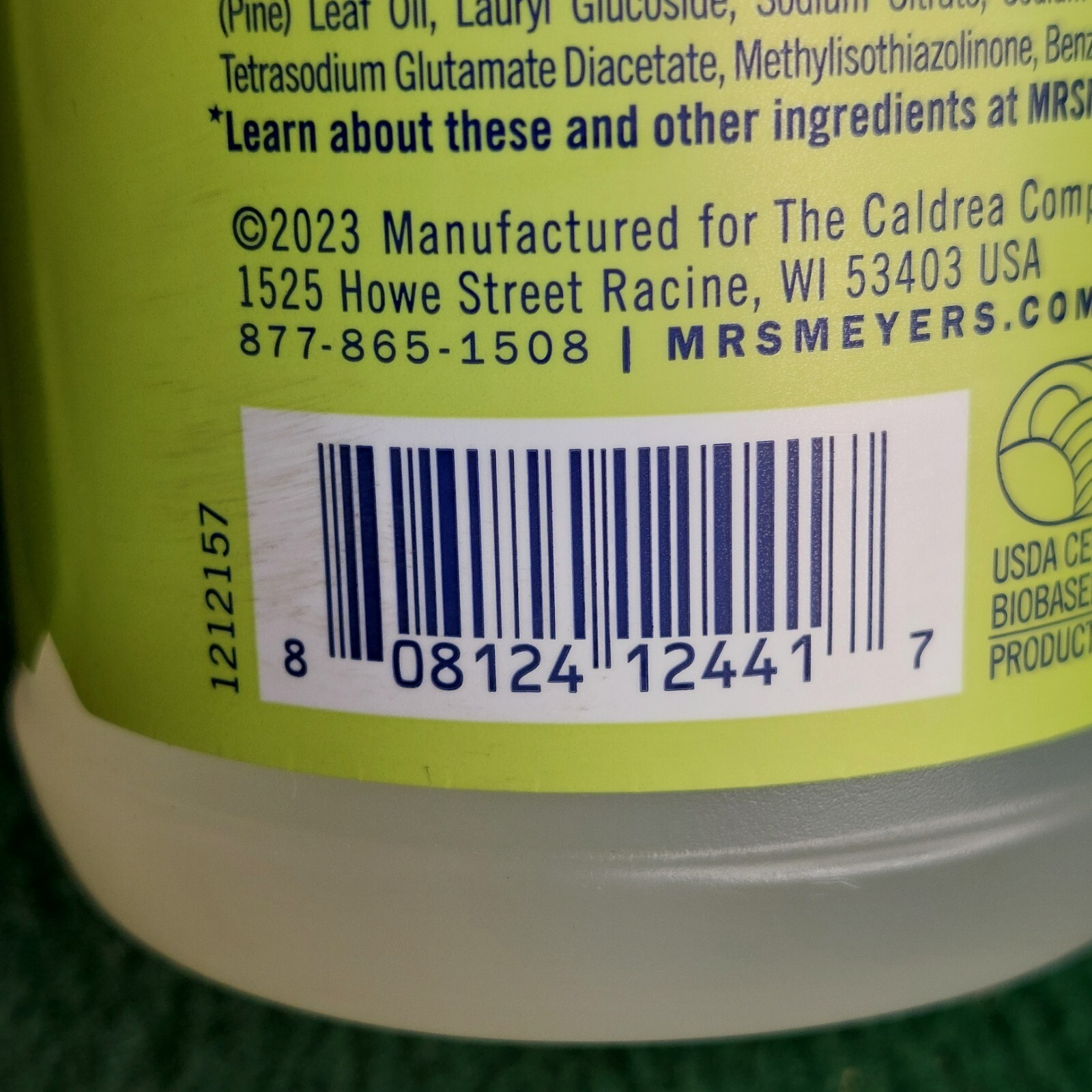 Mrs. Meyer’s Lemon Verbena All-Purpose Multi Surface Cleaner 16 fl. oz. (QTY 2)