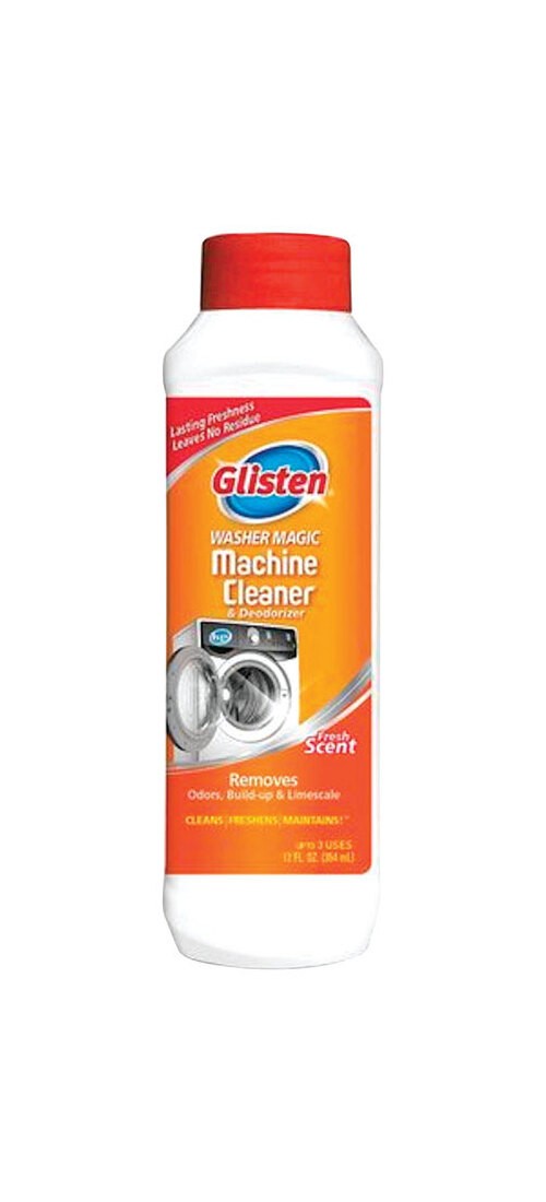 Washing Machine Cleaner and Deodorizer, 12 oz Bottle, Liquid, Floral Yellow