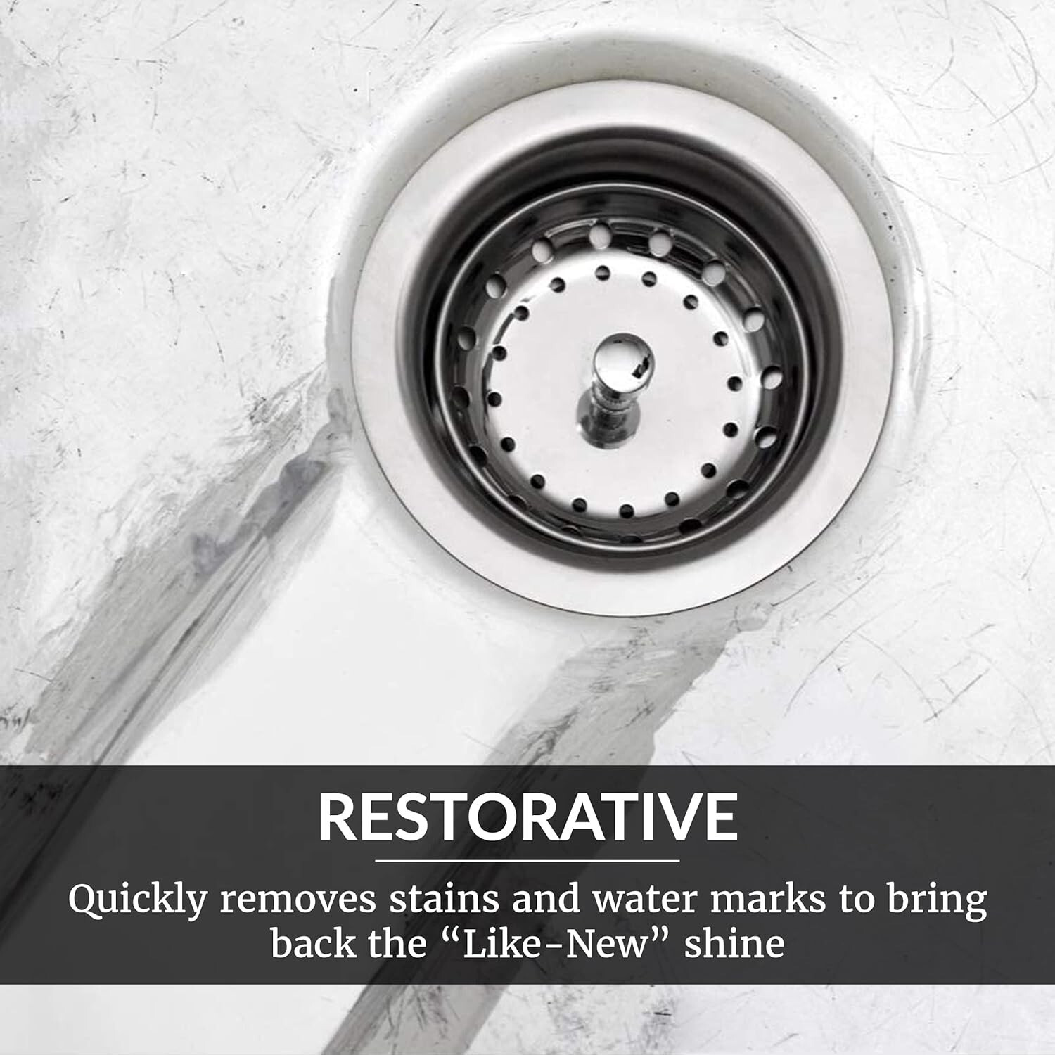 Perfect Sink Cleaner Lotion clean shine protect polish most sinks HOPE’S 9SK6