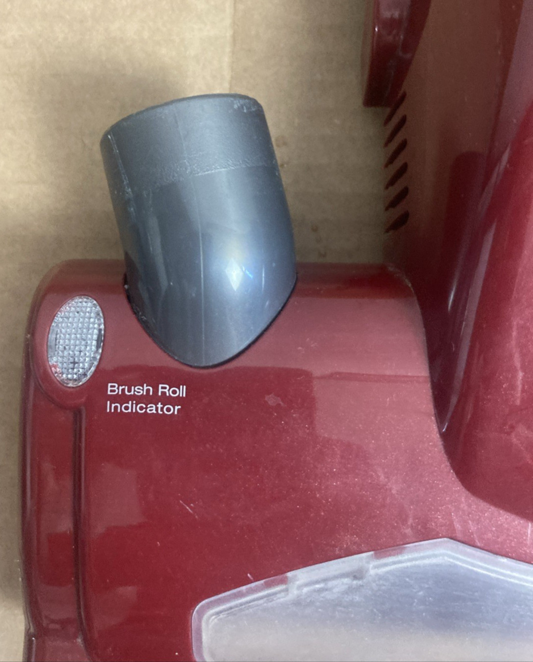 Shark Navigator NV60 – Floor Nozzle Top Cover – Dark Red