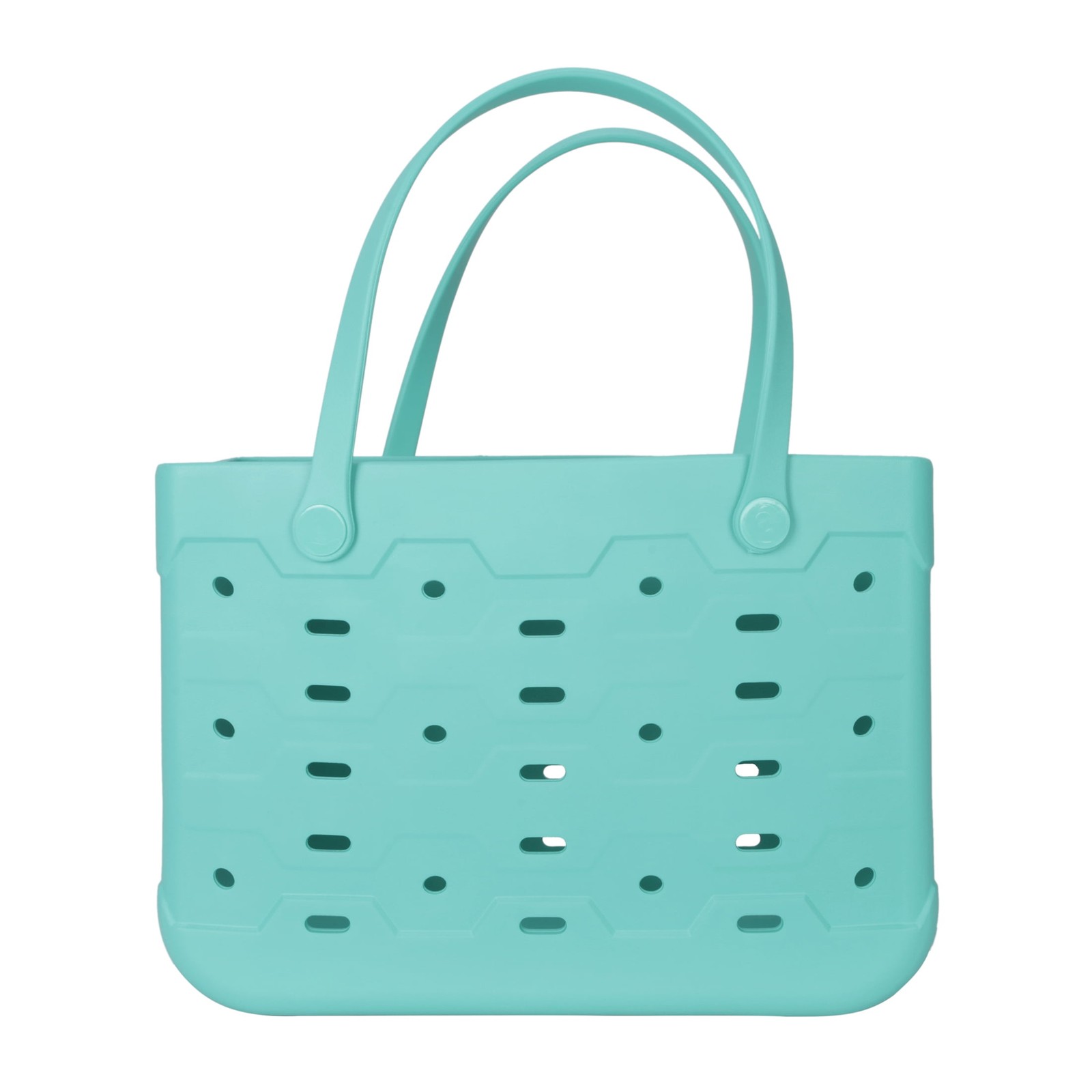 Mainstays Large Plastic Laundry Flex Tote, 18″W x 8.75″D x 13″H, Teal Dream