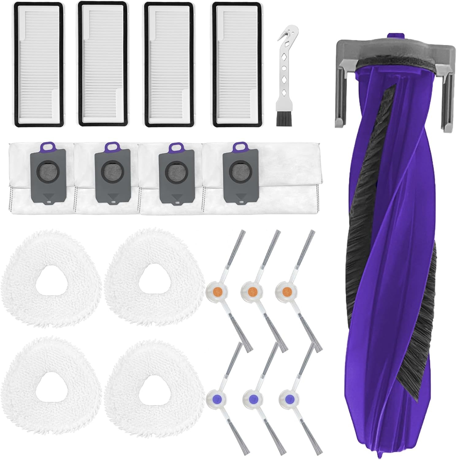 WUERE 20 Pcs Replacement Kit Compatible for Narwal Freo Z10 Freo Z10 Ultra