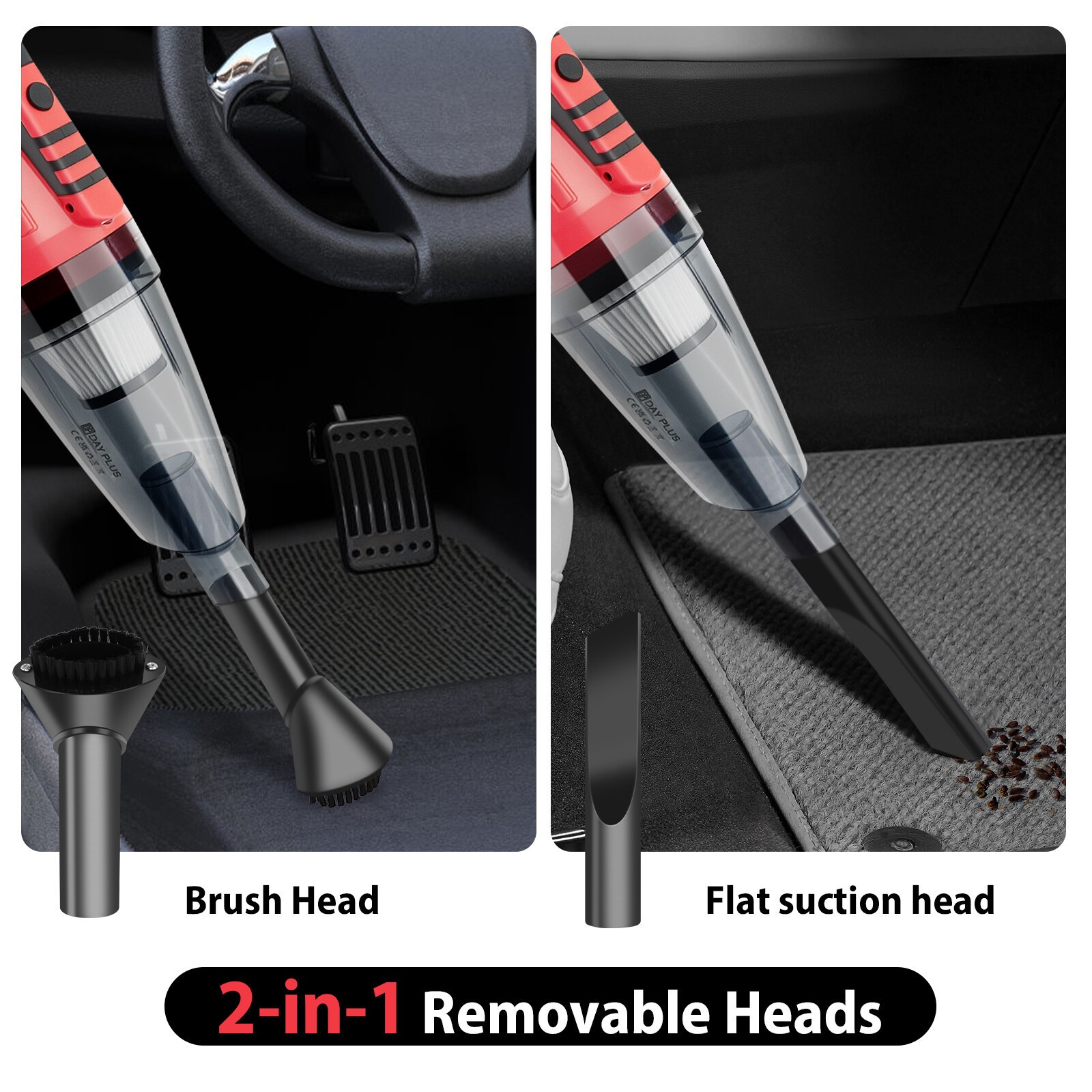 4 in 1 Cordless Vacuum Cleaner Rechargeable Lightweight Stick Vacuum Cleaner LED
