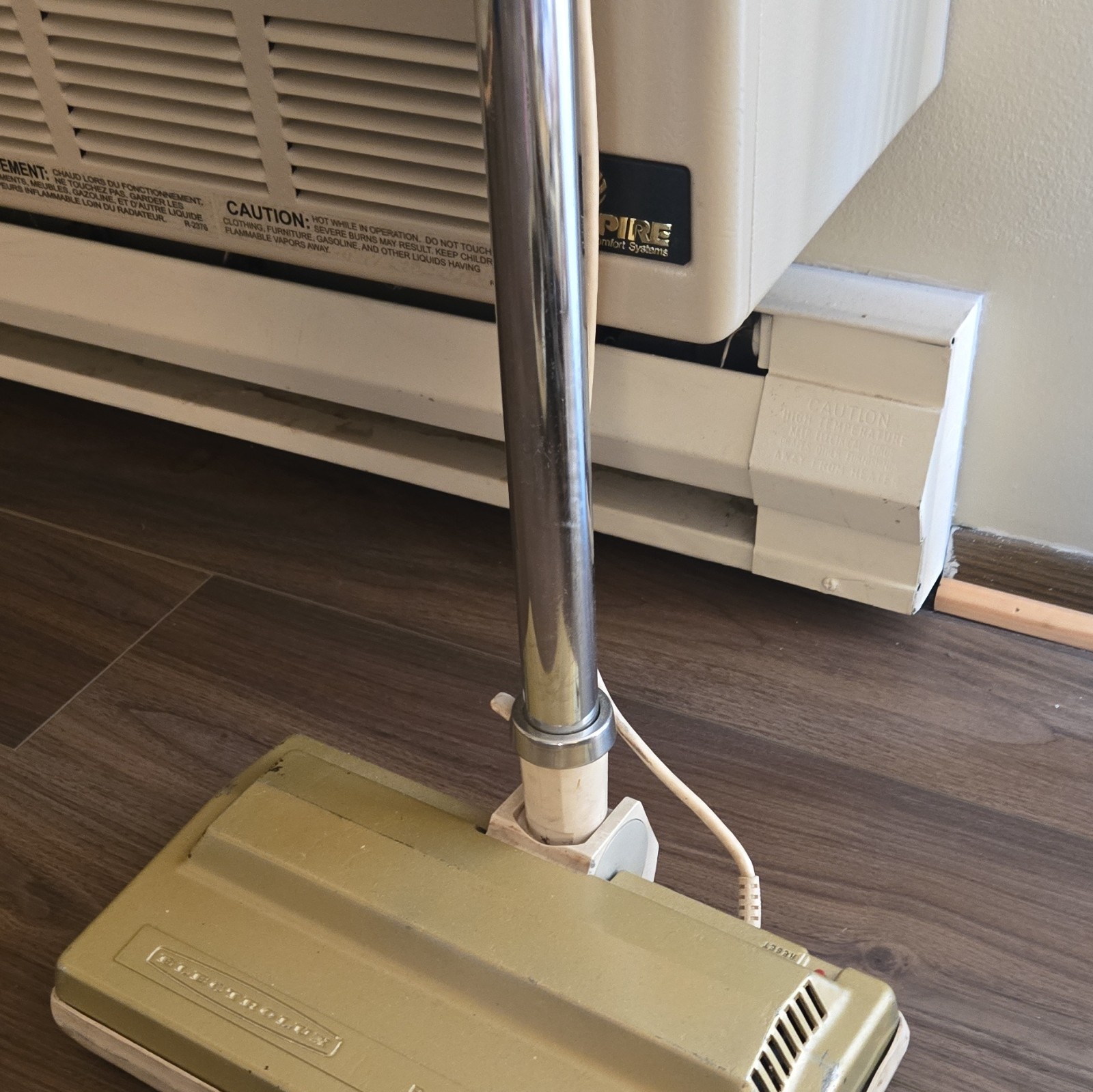 Eureka Bagged Corded Canister Vacuum Cleaner w/ Bag Change Indicator Beige/Brown