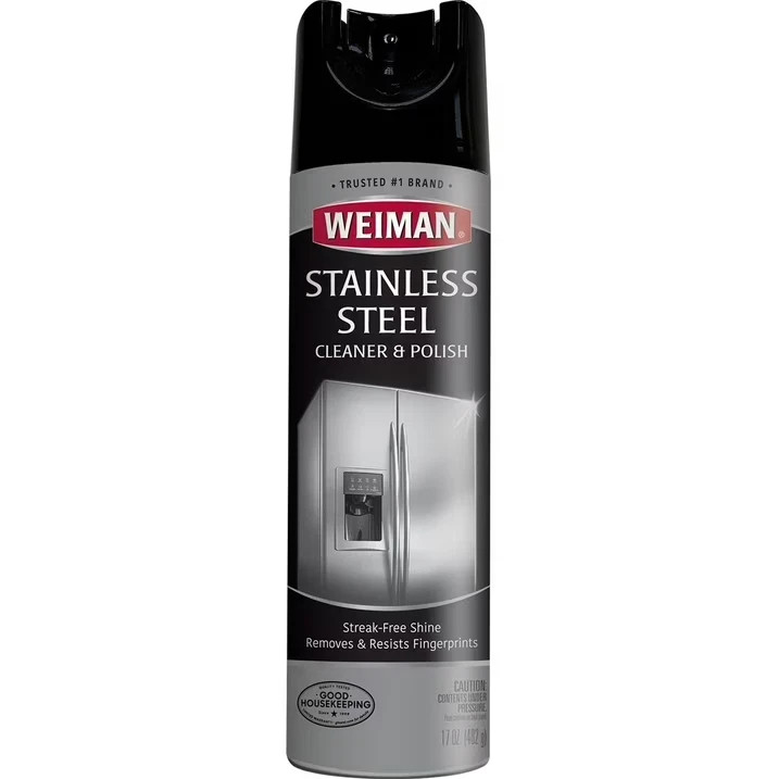 Weiman Stainless Steel Kitchen and Home Appliance Cleaner & Polish,17 Oz, 3 pack