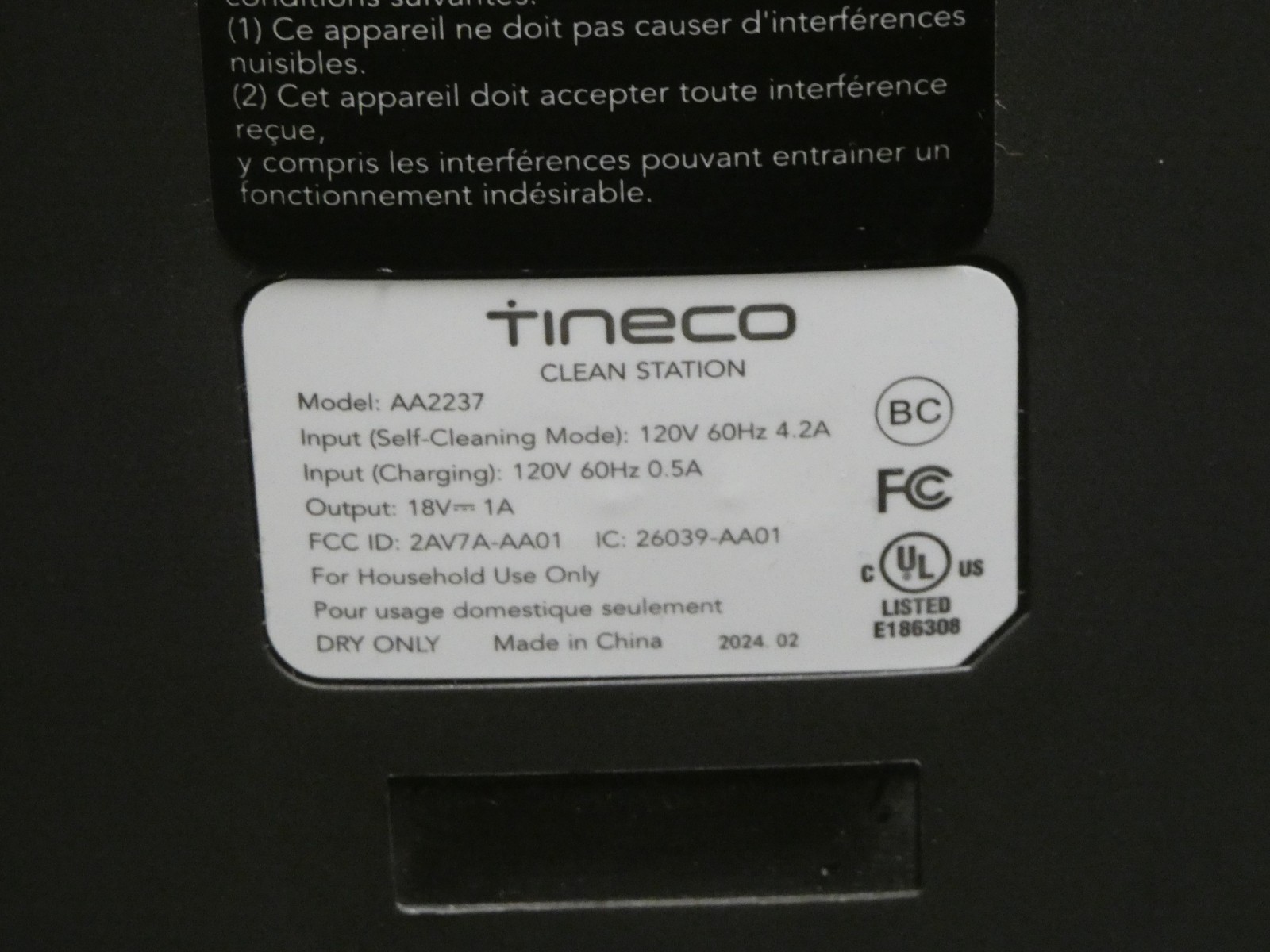 Tineco Pure One Station Furfree Series Smart Vacuum Cleaner