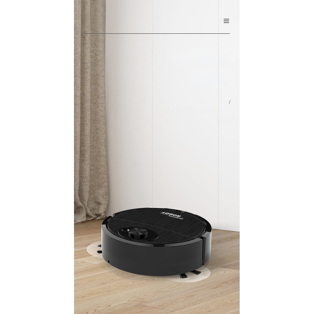 Ultra Thin 5.4cm Robot Vacuum Cleaner Mop Sweeper for Home 18×5.4x18cm