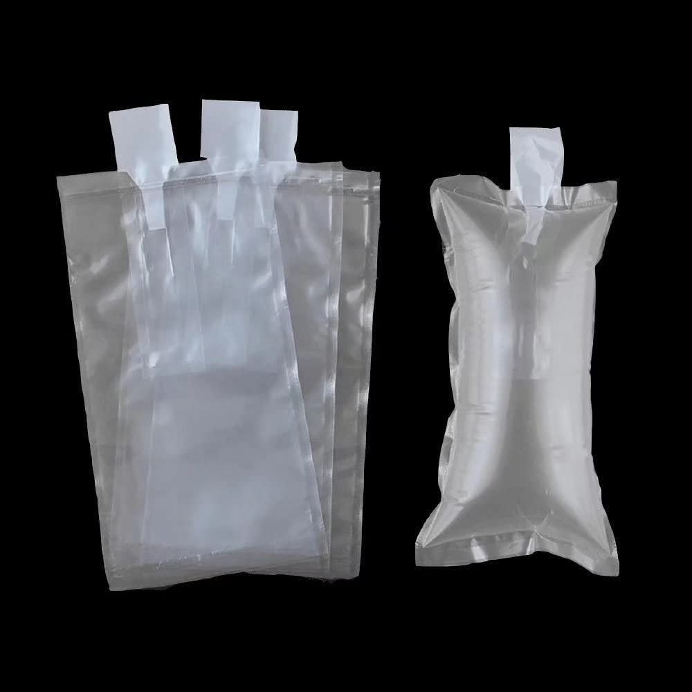 （100 Pack + Free Hand Pump ） 3.9×7.9 Clear Plastic Inflatable Air Packaging Bags