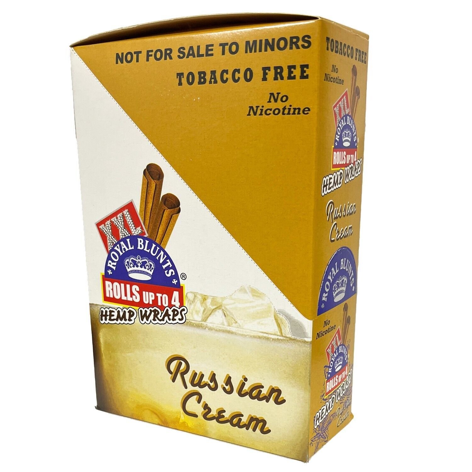 Royal B Russian Cream – XXL Wraps – Box of 25