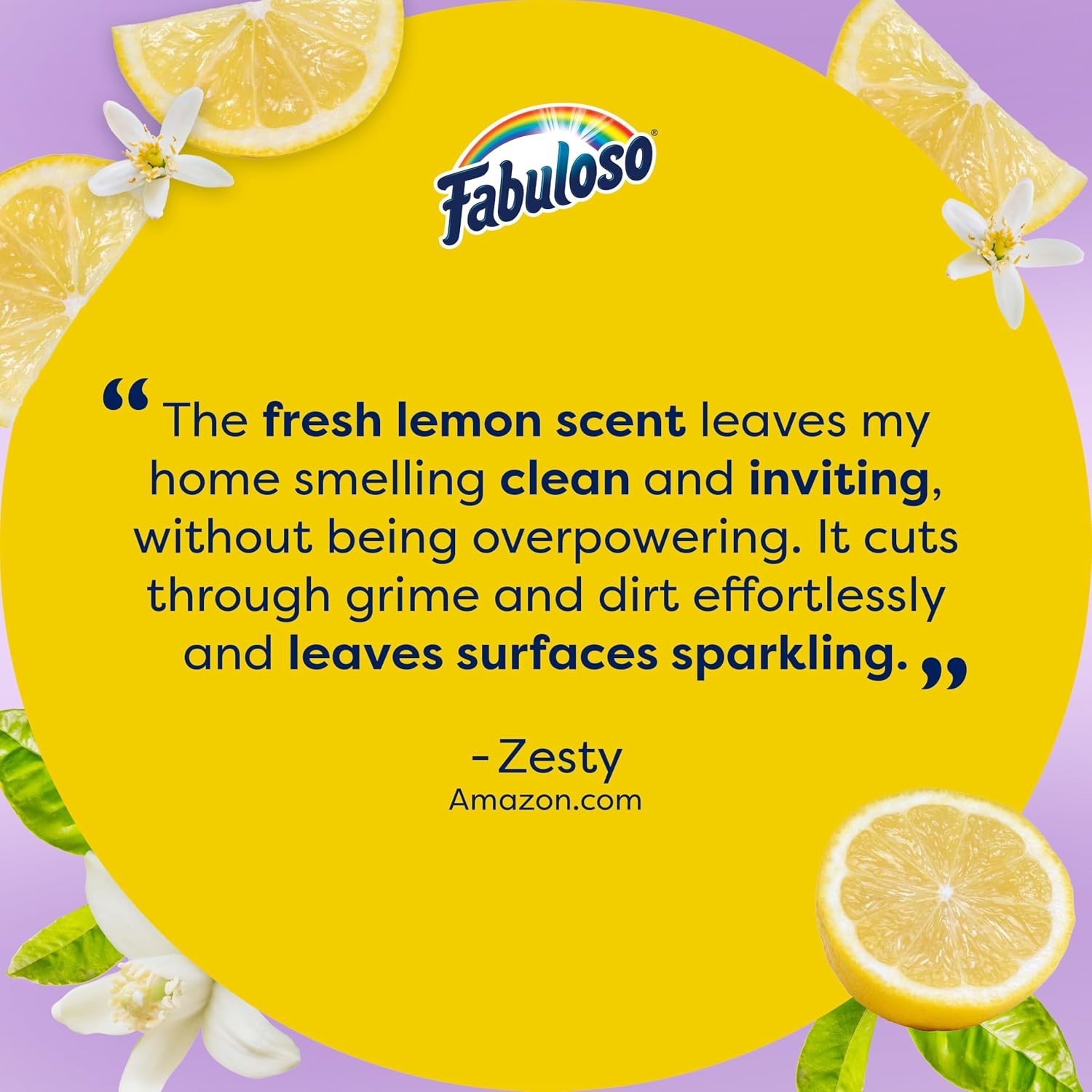 2X All-Purpose Cleaner, Refreshing Lemon Scent, 56 fl oz | No Rinse Floor Cle…