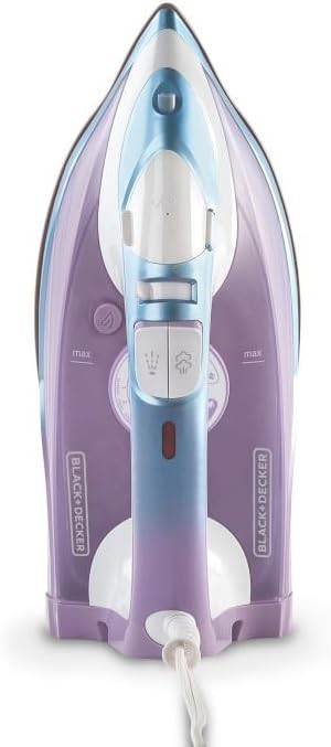 Moonstone Ceramic Soleplate Steam Iron with Anti-Drip (330ml)