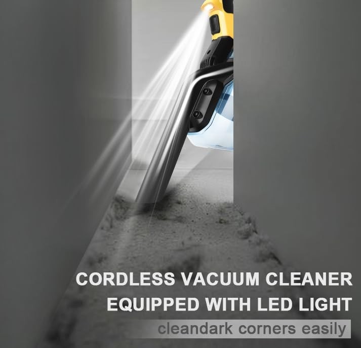 5-in-1 Cordless Handheld Vacuum Cleaner – 400W Motor, 46 CFM, Pet Hair & Car Use