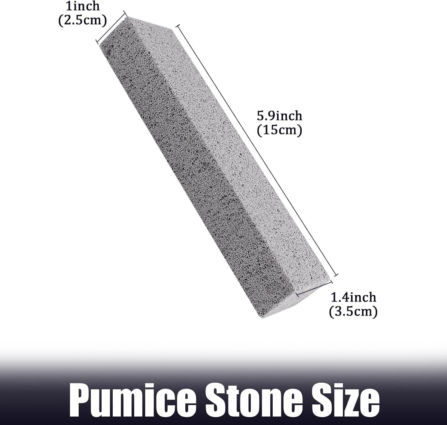 10 Pack Pumice Stone for Toilet Cleaning Bowl Stick,Powerfully Cleans Hard Water