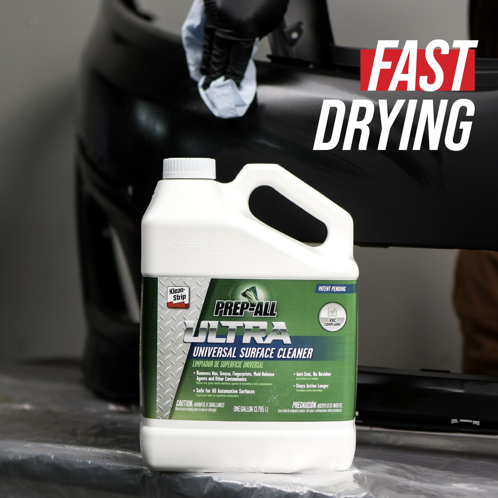 KLEAN-STRIP Prep-All ULTRA Universal Surface Cleaner, Low 1 Count (Pack of 1)