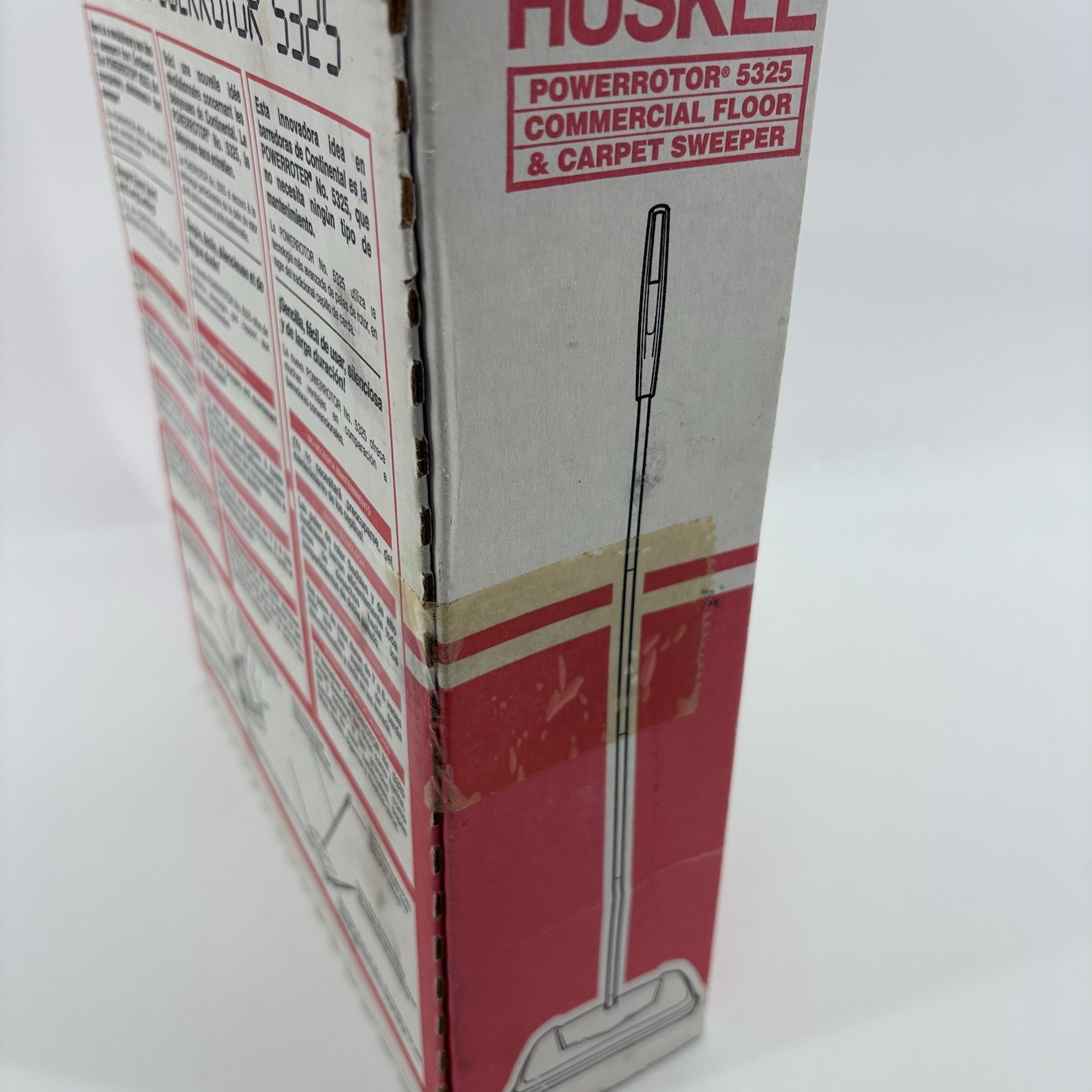Continental Huskee Powerrotor Floor/Carpet Sweeper 5325 Brand New Factory Sealed