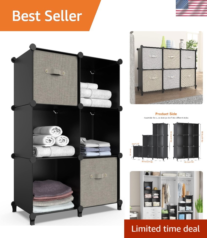 Storage Cube Organizer Shelf Bookcase Closet Kids Bathroom Bedroom Office