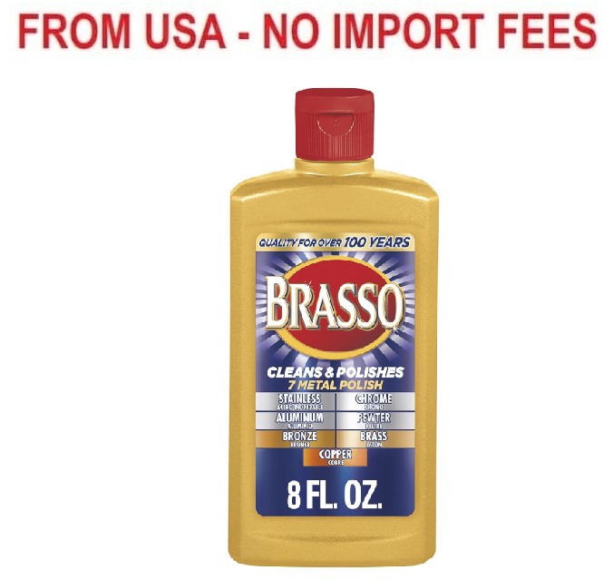 Brasso Multi-Purpose Metal Polish, 8 oz