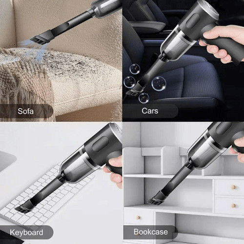 3in1 Mini Portable Wireless Cordless Handheld Air Blower Vacuum Cleaner Home Car