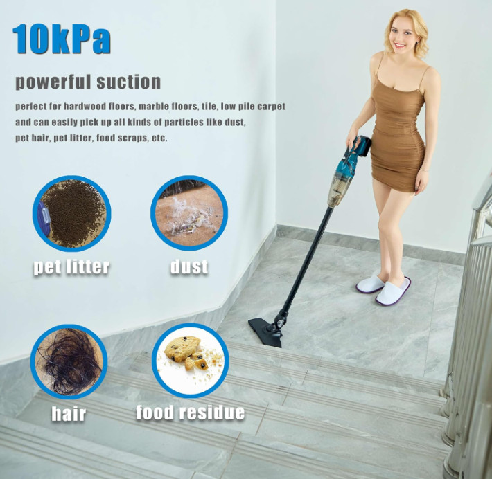 Cordless Handheld Vacuum Cleaner for Makita 18V Battery, EasyClean Wet Dry Use