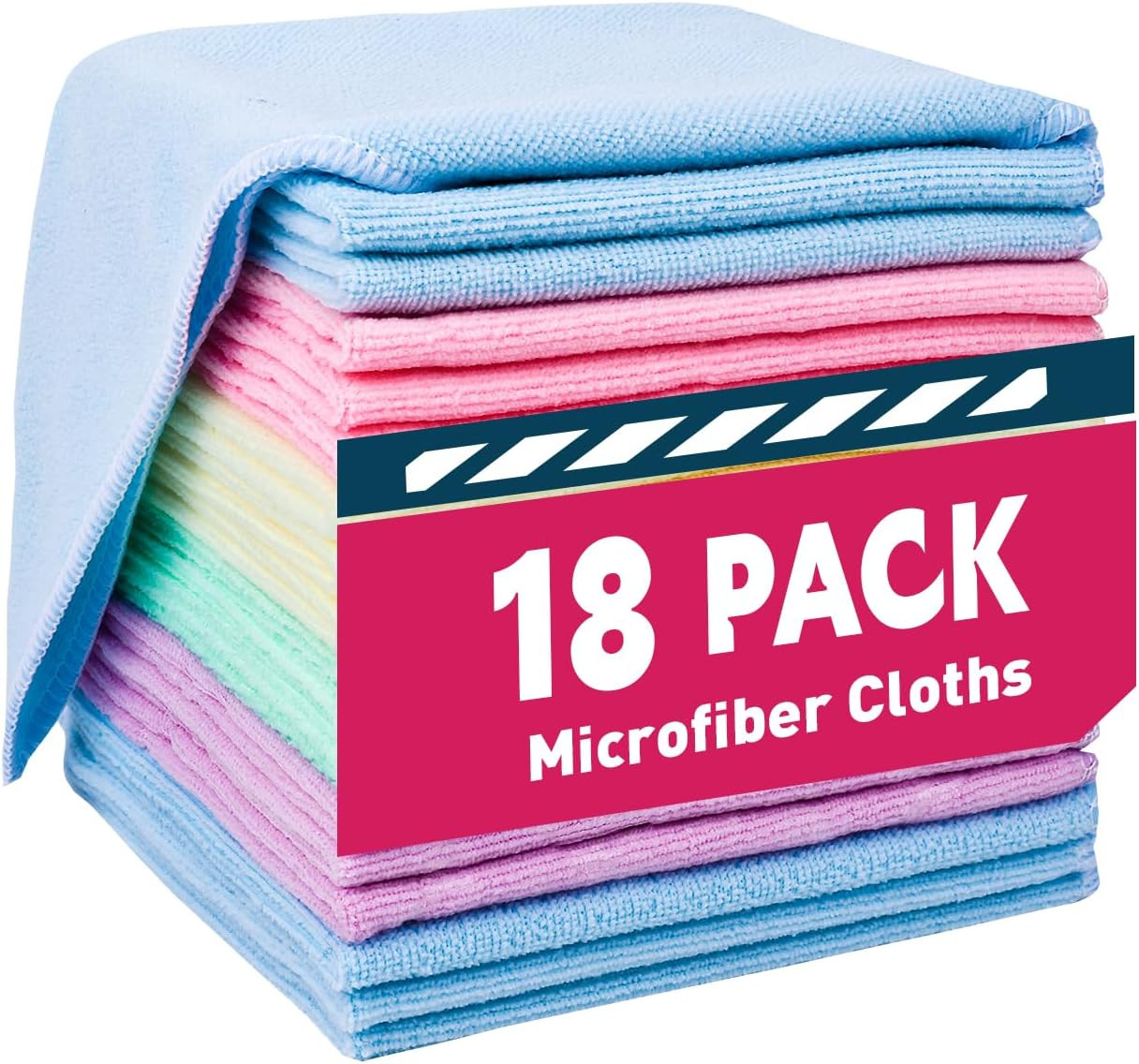 Gray Microfiber Cleaning Cloths Bulk Pack-400 Pack, Microfiber Towels Bulk, Towe