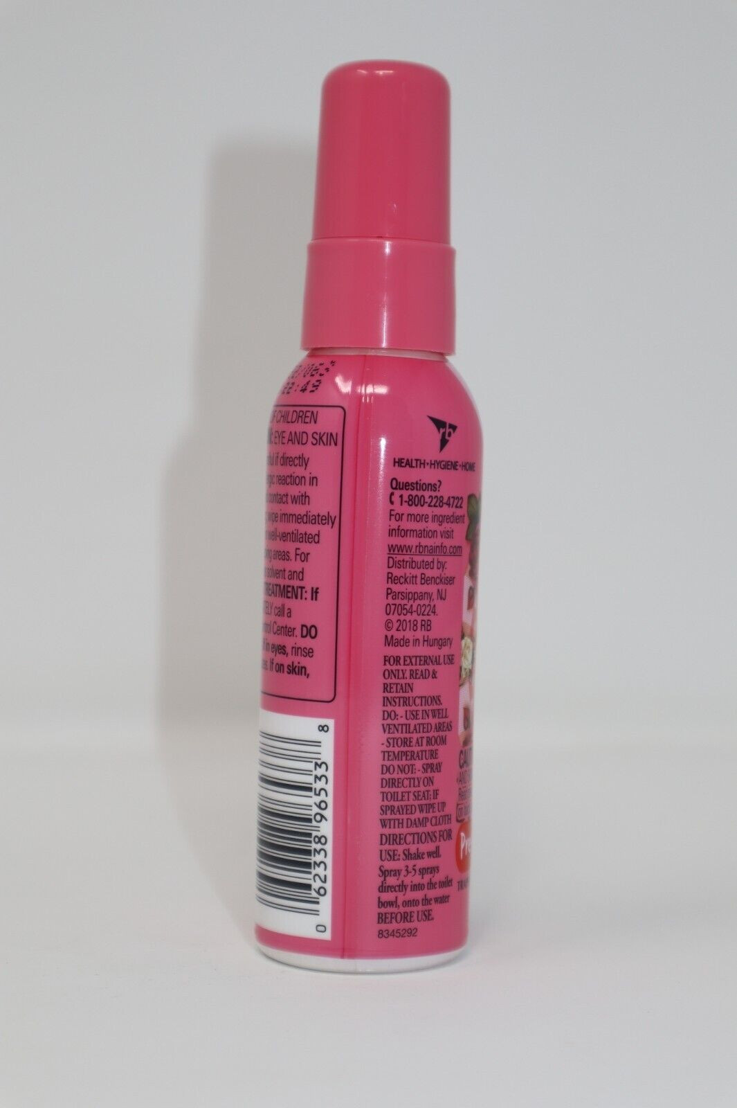 Air Wick V.I.P. Pre-Poop Toilet Spray, Rosy Starlet, 1.85 oz (Travel Size)