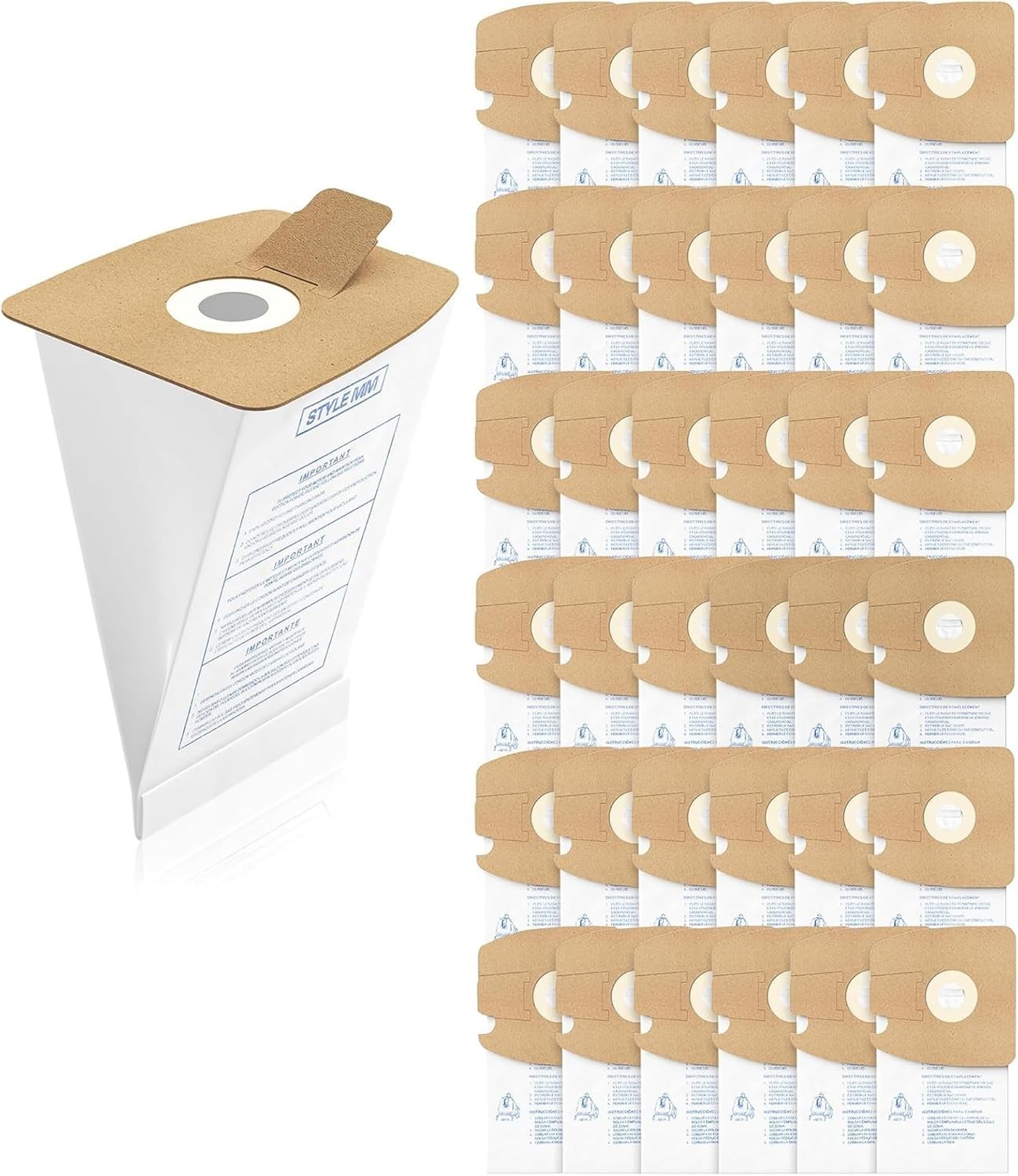 9 micro filtration Bags Fits For Eureka MM Mighty Mite 3670, 3680 Canister