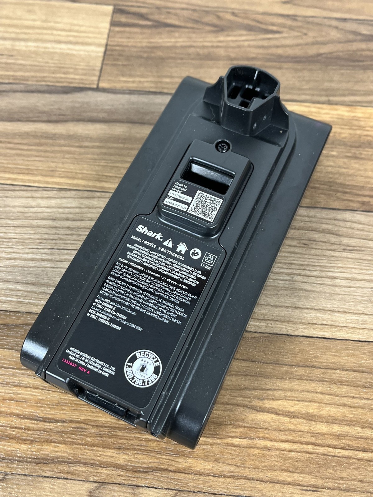 Shark Vacuum XBATR620SL Battery Replacement IZ540H, IZ562H, UZ565H
