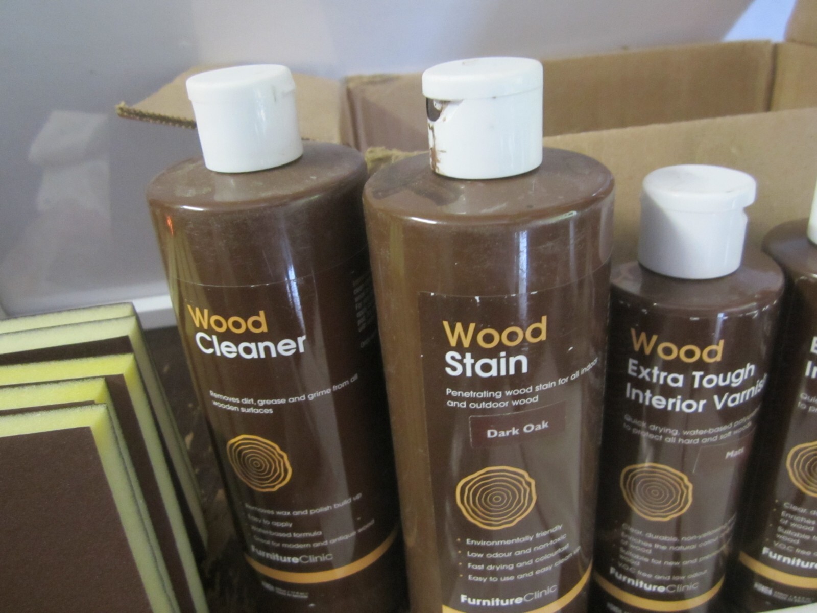 Furniture Clinic Wood Cleaner (8.5 oz, 250ml) | Restore & Spot Clean Hardwood ++