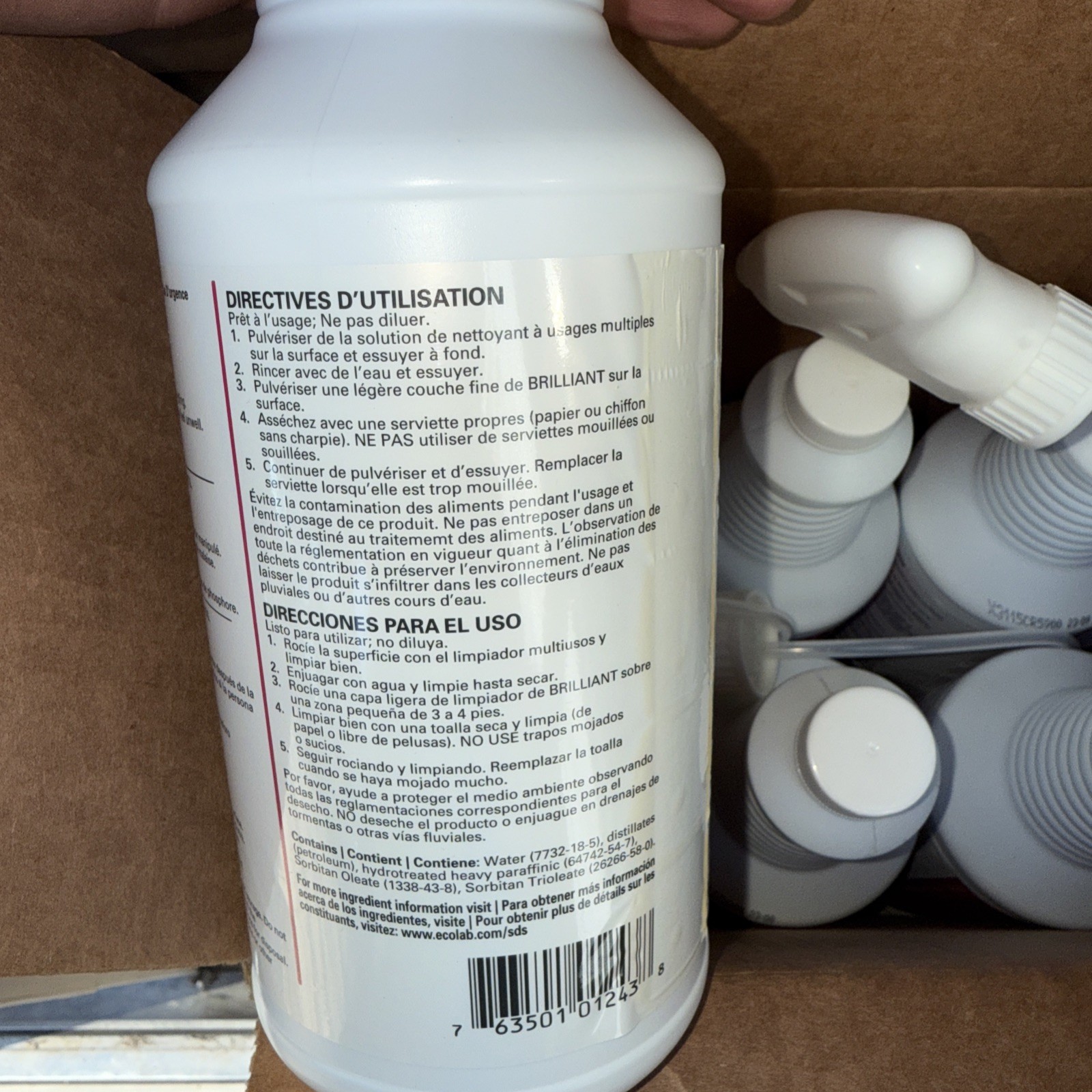 Ssdc stainless steel polish six bottles