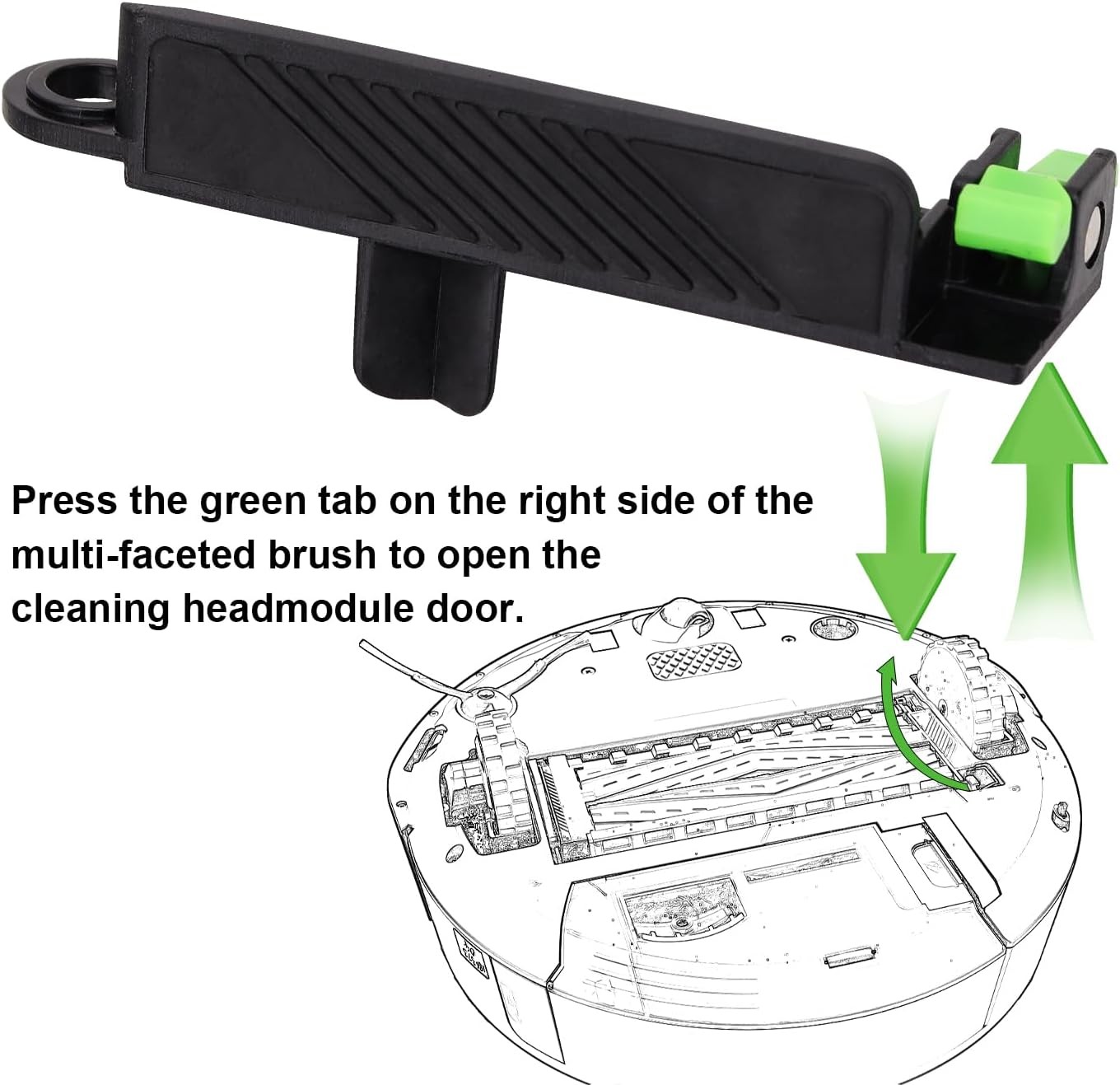 Door Arm Latch compatible with iRobot Roomba i1 i2 i3 i4 i5 i6 i7 i8 i9 J7 J8