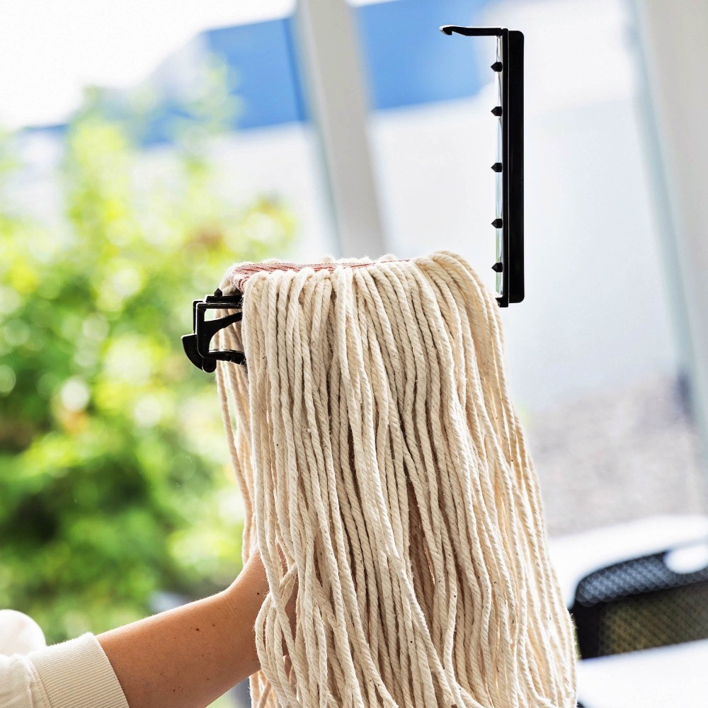 Heavy Duty Cut-End Cotton & Polyester Wet Mop Refill with Clip Attachment