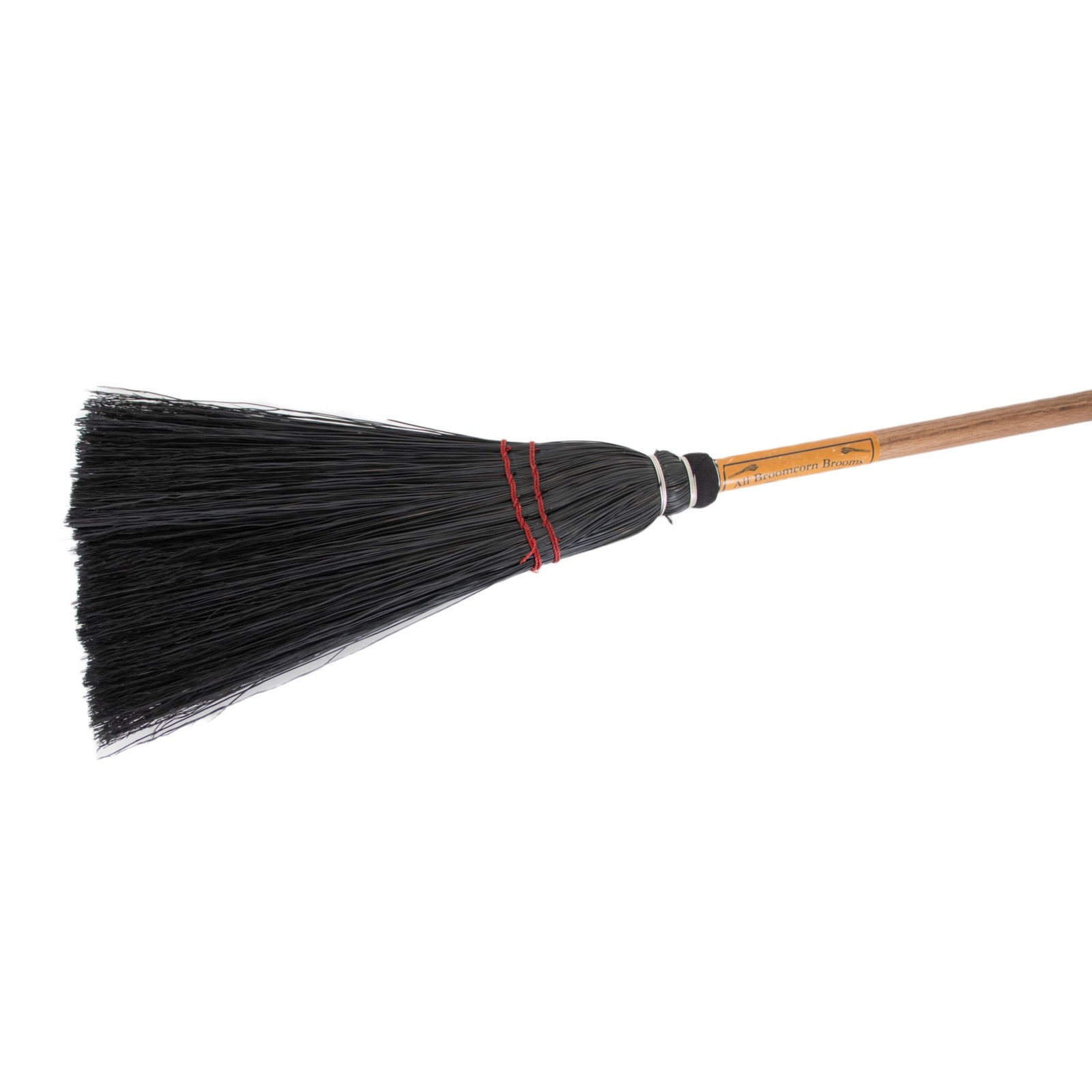 Lehman’s Amish Fireplace Broom, Durable 34 inch Oak Handle and Black Bristles