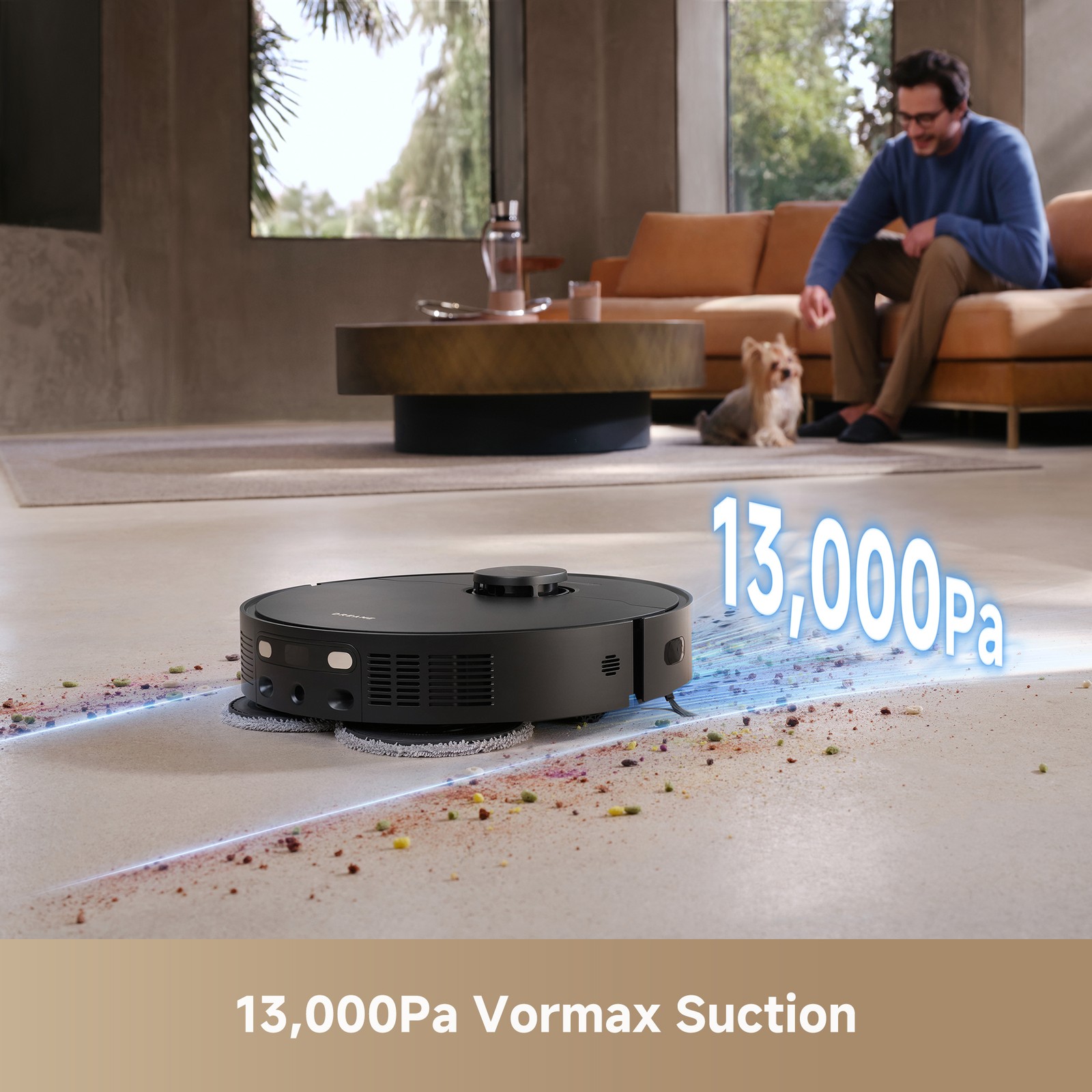 DREAME L40s Ultra CE Black Robot Vacuum Mop 13kPa Suction｜Certified Refurbished
