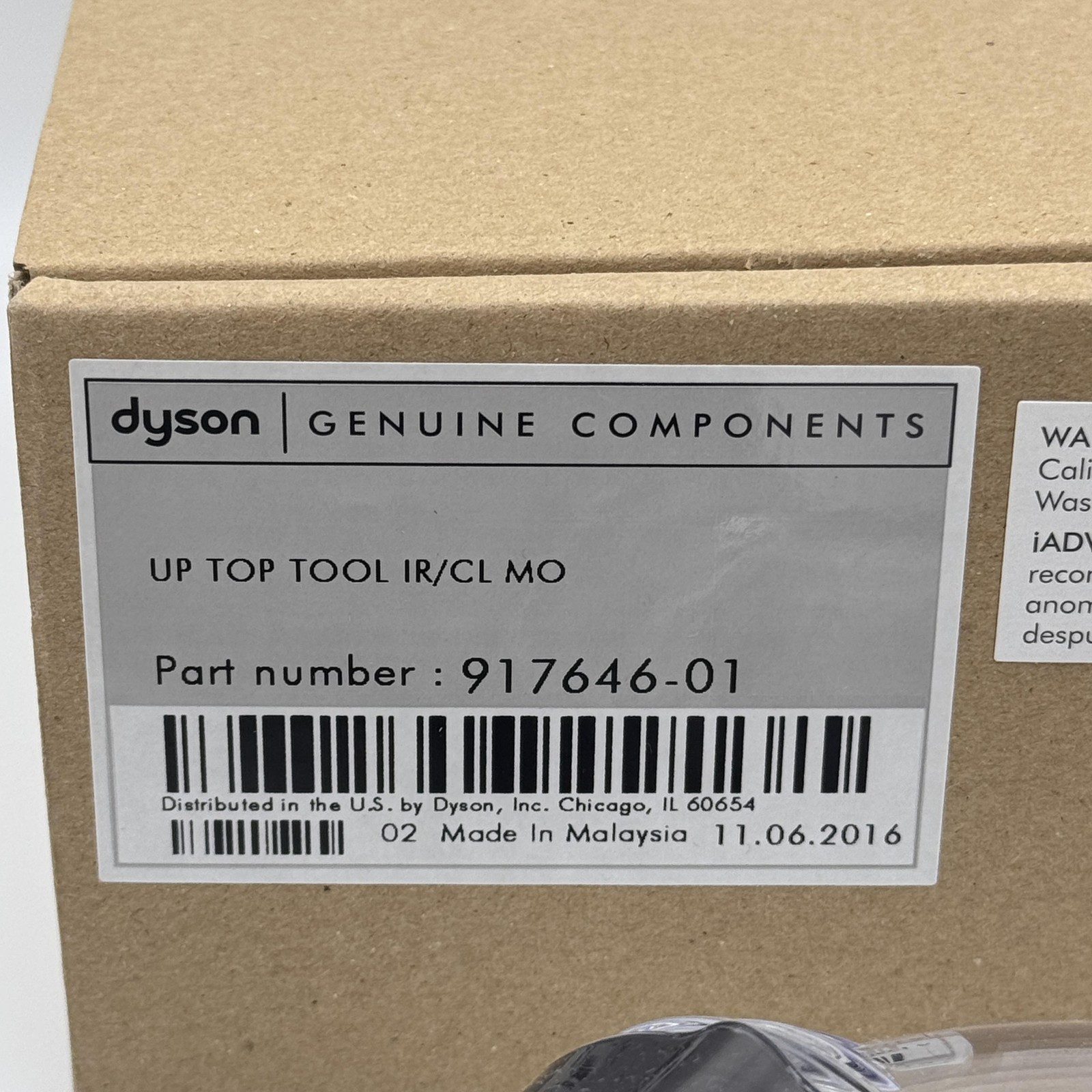 Dyson Up Top Tool Genuine Vacuum Attachment Kit New Brush Adapter Hose 917646-01