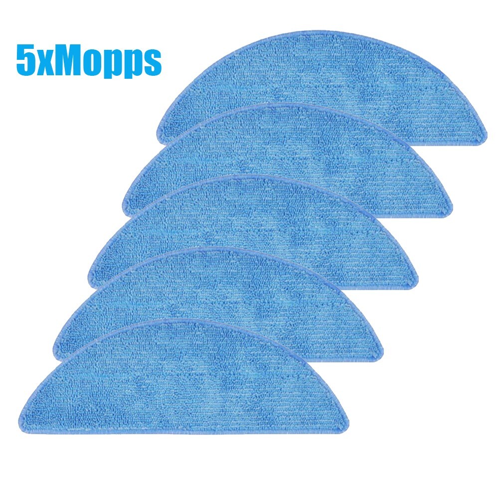 5pcs For Tesvor M1 S6 S4 Vacuum Cleaner Washable Replacement Mop Cloths-Pad