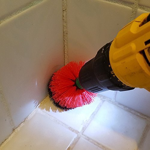 Tile Grout Power Scrubber Cleaning Drill Brush (heavy duty)