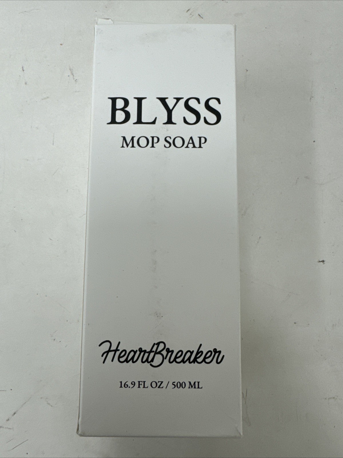 Blyss Mop Soap Heartbreaker 16.9 Fluid Oz Genuine Vanilla, Amber and Floral New
