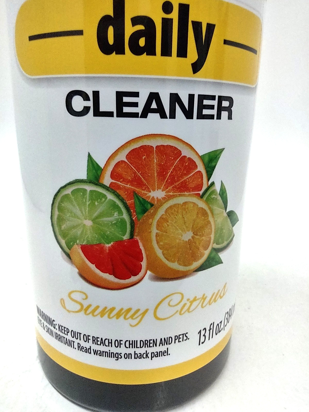 ( 4 ) Wizard Naturals In W/Essentials Oils Daily Cleaner Sunny Citrus 13 oz Ea