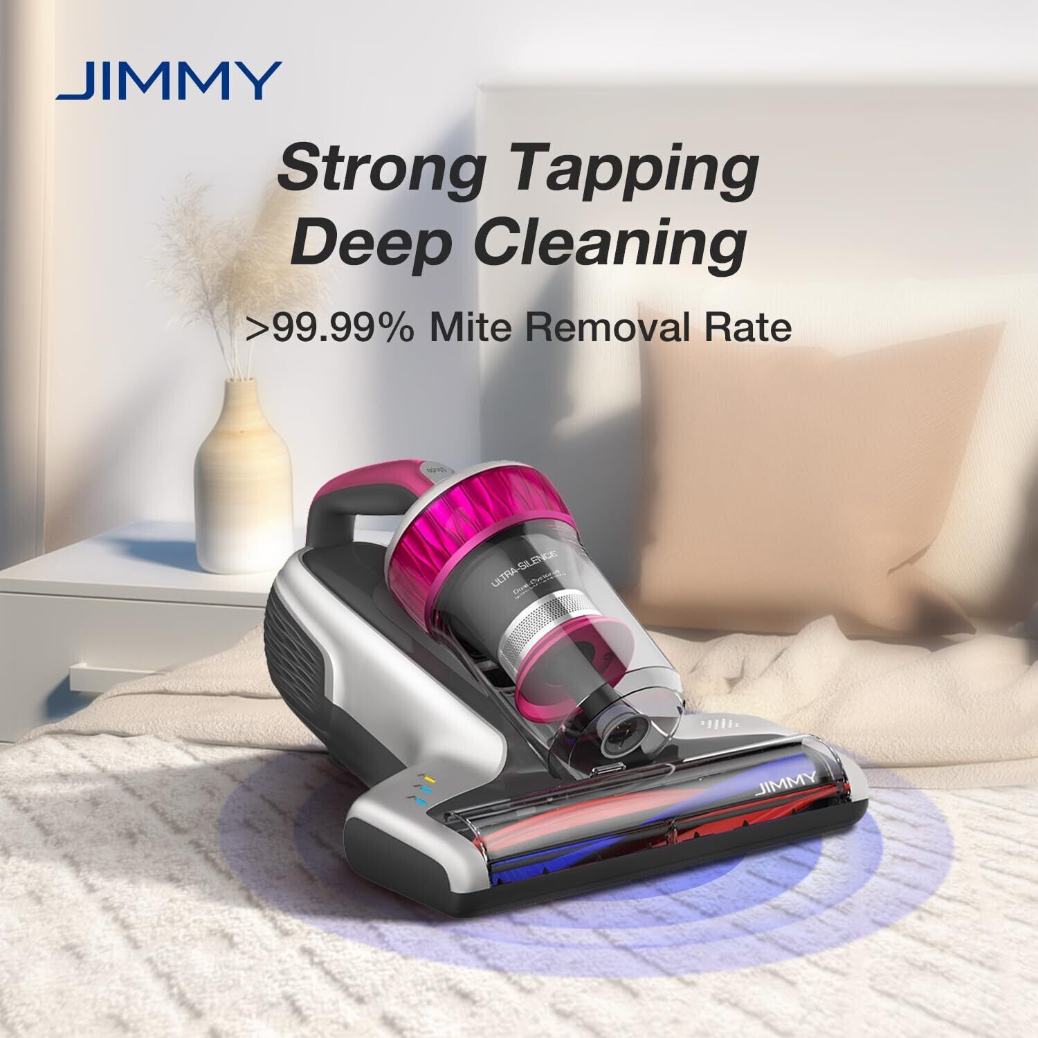 Jimmy WB73 Mattress Bed 600W Vacuum Cleaner Mites Bacteria Pet UV Sterilization