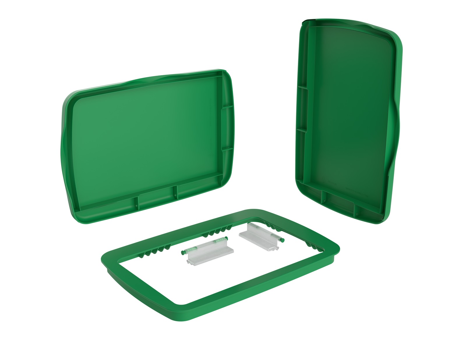Rev-A-Shelf 32 qt. Trash Can Replacement Lid, Green (Lid Only), RV-32-LID-G-1