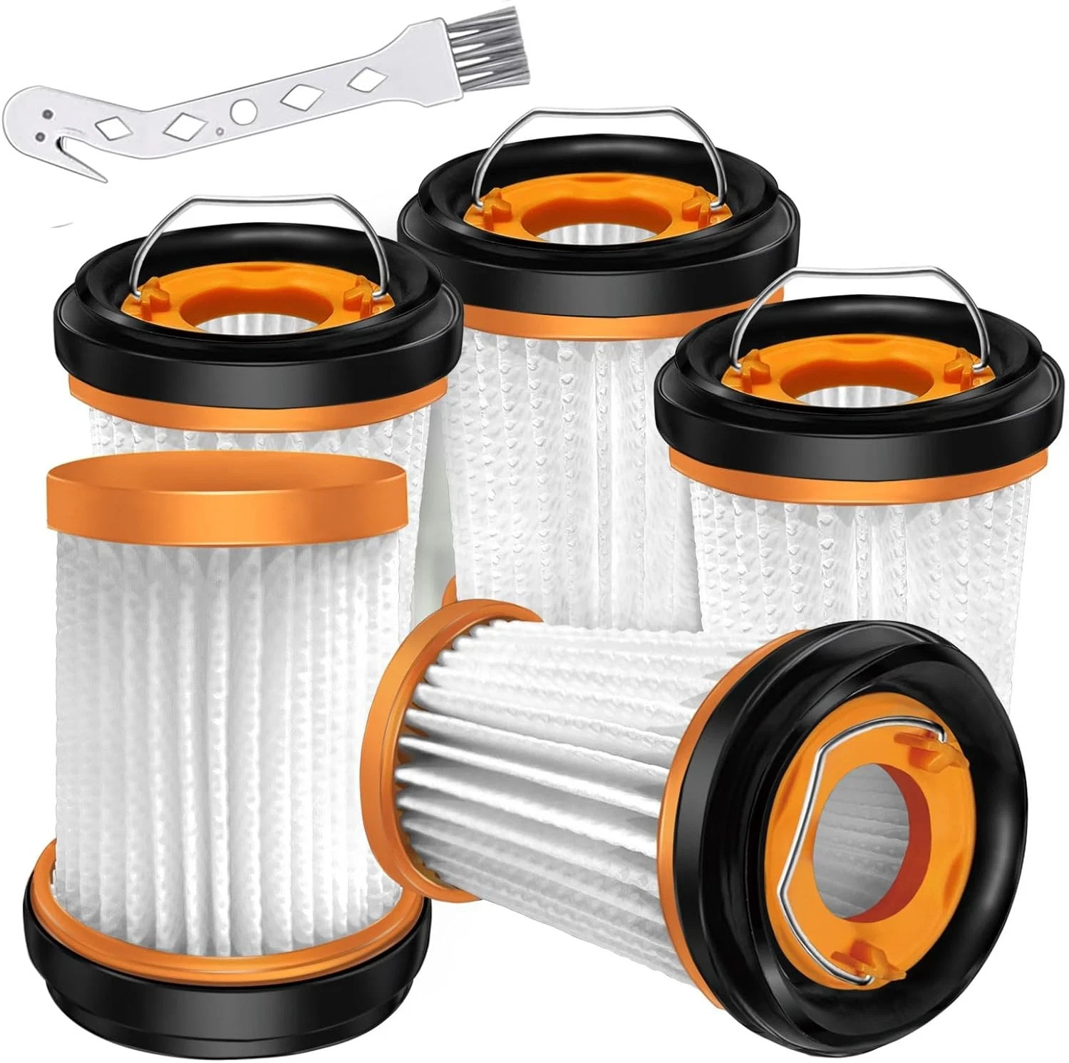 5 Pack Replacement Filters for Shark WV201 Wandvac Handheld Vacuum XHFWV200