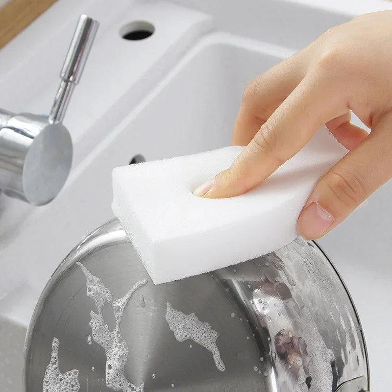 100Pcs/Set Melamine Sponge Eraser Sponge Cleaner Cleaning Magic Sponge for Kitch
