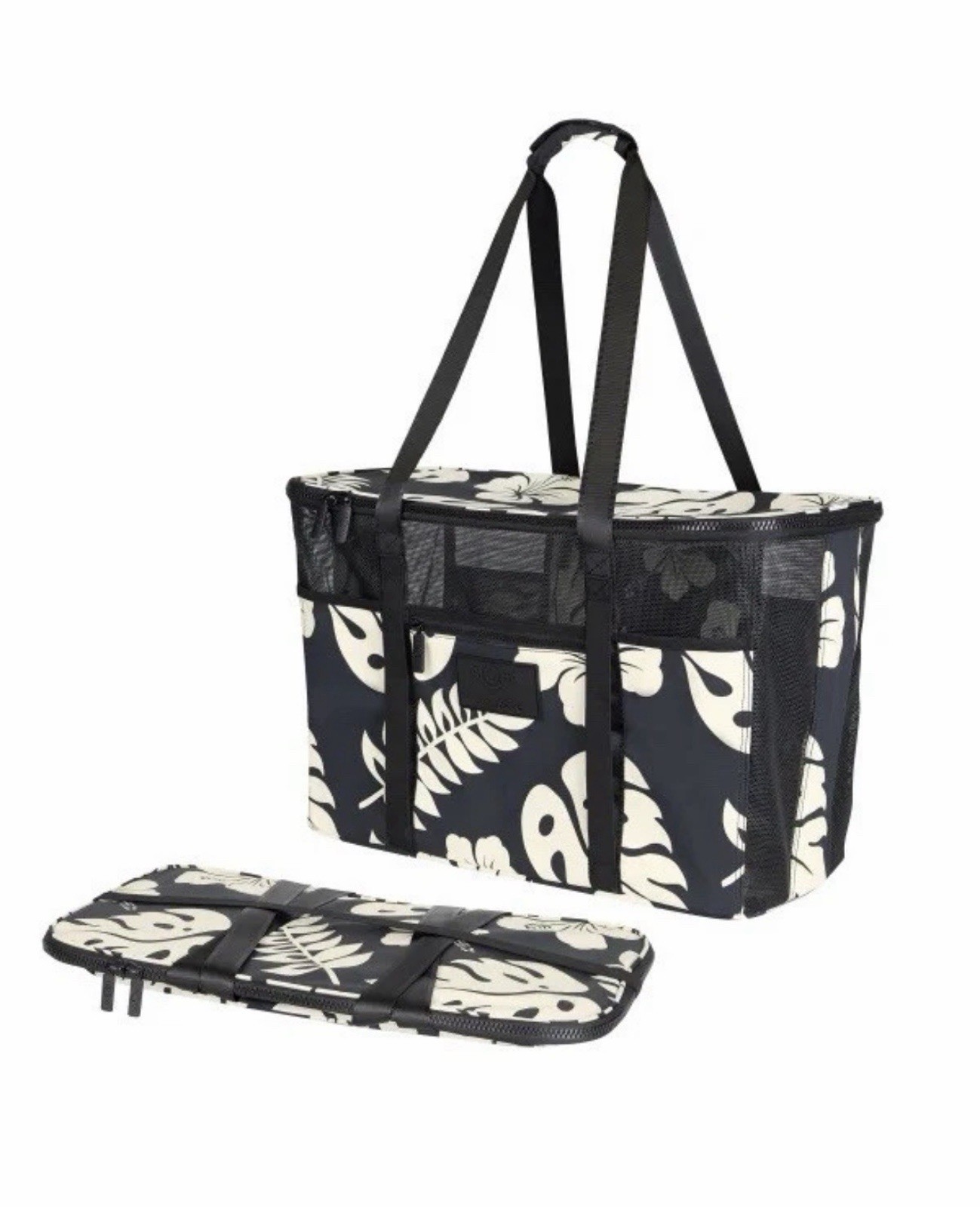 Aloha Collection CleverMade Costco Collapsible Beach Tote Bag Set of 2 Hawaii