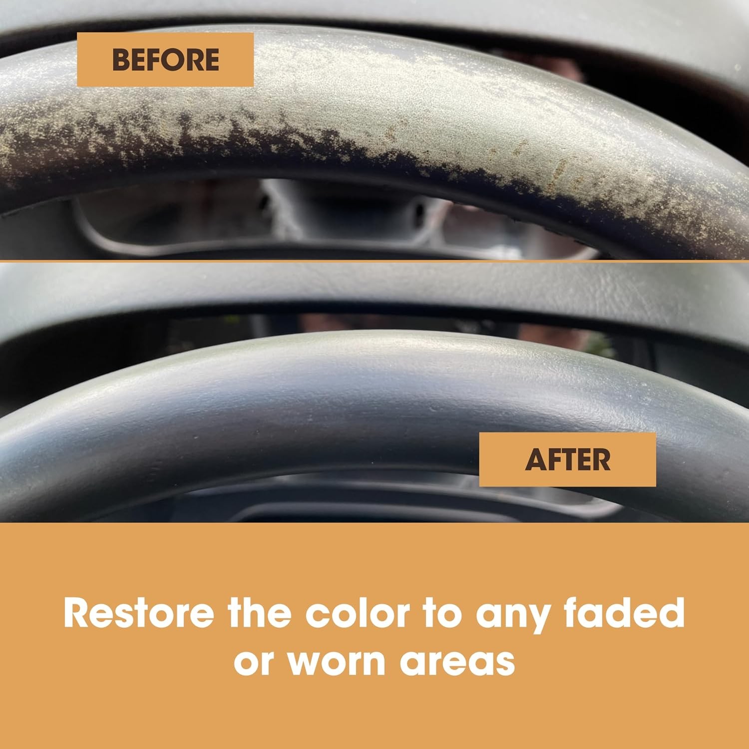 Leather Steering Wheel Repair Kit Tear Scuff Restoration Fix Kit