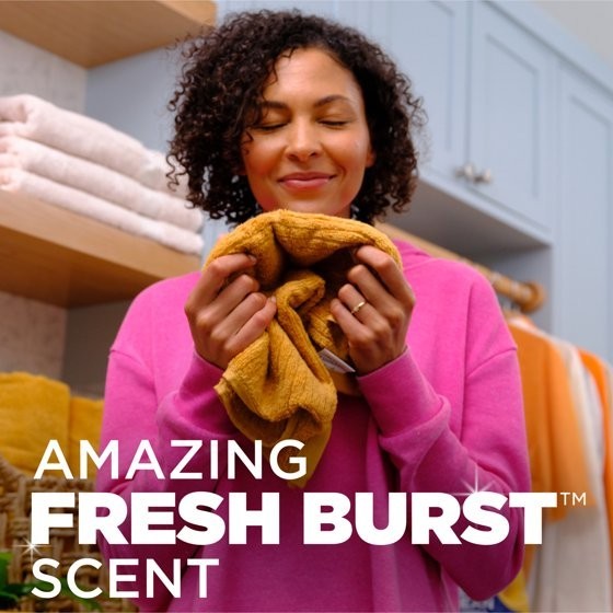 ARM & HAMMER Plus OxiClean 5-in-1 Laundry Detergent Power Pks, Fresh Burst 42cnt
