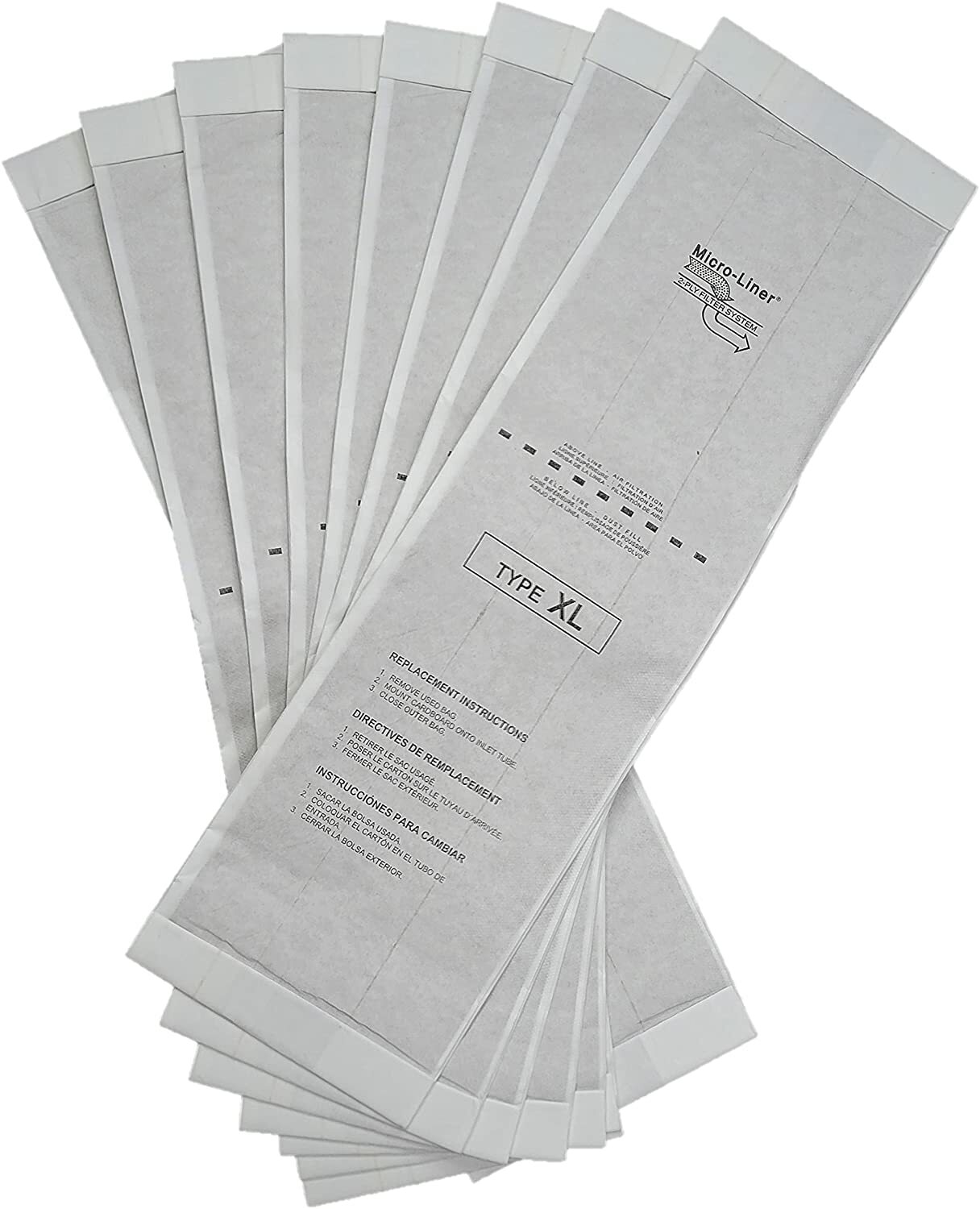 8 CC Allergen Vacuum Cleaner Bags To Fit all Oreck CC XL XL2 XL21 Upright Models