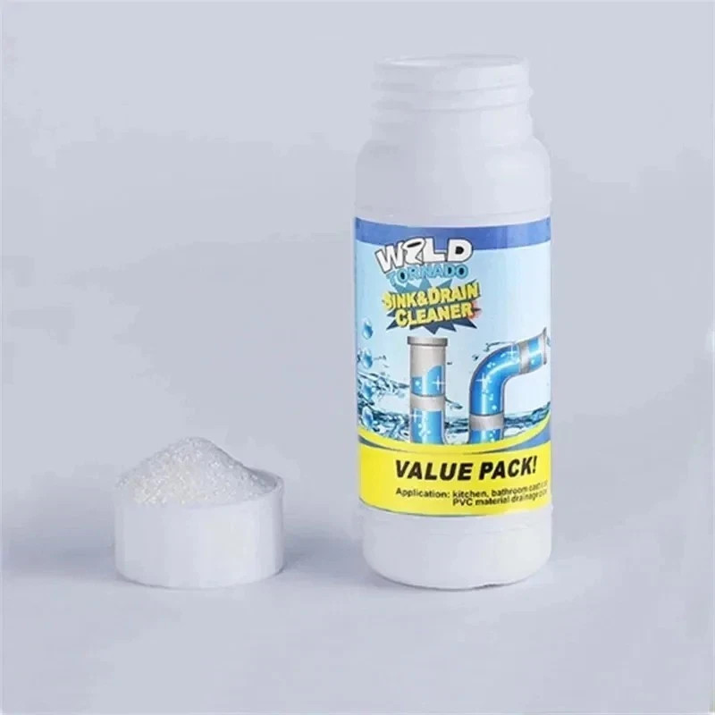 Sink & Drain Cleaner Powder Deodorizer Pipe Unclog Kitchen Bathroom Home Office
